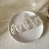Pinza para el cabello de estilo elegante y suave para mujer, pasador de alta gama y exquisito, pinza de tiburón voluminizadora para la parte posterior de la cabeza, accesorio para el cabello grande y moderno