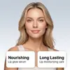 Sérum Labial Hidratante y Voluminizador, ligero y sedoso, no graso, hidrata labios secos y agrietados, apto como base de maquillaje diaria