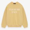 Novo suéter FOG ESSENTIALS com bordado de letras de fio duplo, estilo moda americana, com forro de fleece, gola redonda, para homens e mulheres, outono e inverno, ins