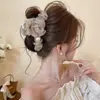 Nuevo clip de tiburón 2026 para otoño e invierno, pinza para el cabello de gran tamaño de alta gama para mujeres con cabello abundante, con diseño de lazo
