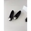 Encuentro Primero Temporada Retro Estrella Lazo Mary Jane Bailarinas para Mujer Otoño/Invierno 2026 Planos Adelgazantes con Altura Interior