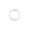 Anillo de resorte abierto redondo de aleación de zinc color caramelo hebilla de tienda llavero anillo colgante para cubierta de auriculares