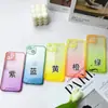 Nueva funda luminosa para teléfono móvil aplicable iPhone14promax Funda protectora luminosa para teléfono móvil degradada Apple 13pro