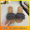 Sandalias Súper Trendy Estilo Chanel Combinadas con Faldas, Impresionantes Nuevas Sandalias Planas de Alta Gama Estilo Francés 2025 para Mujer para Uso al Aire Libre en Verano