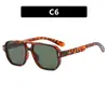 Gafas de Sol Kedun de Doble Puente y Montura Pequeña Poligonales Estilo Europeo y Americano Retro Casual Tendencia para Conducir