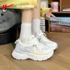Zapatillas de papá para mujer con mecanismo de retroceso 2026 nuevo verano de malla transpirable suela gruesa casual versátil zapatillas deportivas para mujer