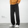 Calças casuais cáqui masculinas retas, soltas, da moda, plus size, calças versáteis, drapeadas, primavera e outono, calças bonitas Ruan