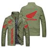 Chaqueta estándar para coche de comercio exterior transfronterizo europeo y americano para hombre, nueva casual talla grande cárdigan aviador béisbol cremallera chaqueta para hombre