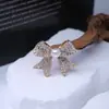 Broche de Lazo Estilo Coreano Aleación de Alta Gama Diamante Hueco Broche Accesorios Versátiles para Ropa Hebilla Fija