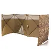 Valla de camuflaje para caza y observación de aves, tres lados, translúcida, sin instalación, comercio exterior transfronterizo, tienda biónica camuflada para exteriores