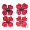 Simulación 4 cm pieza de hortensia no tejida pasador antiguo DIY abanico tocado accesorios para ropa al por mayor