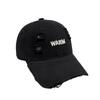 Gorra de béisbol pequeña con letras bordadas y agujeros para mujer, nueva gorra de béisbol suave de primavera y otoño, de marca moderna y de red.