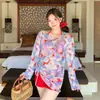 Traje de baño de una pieza talla grande para mujer, Bikini sexy, Conjunto de bikini de tres piezas adelgazante y sexy para mujeres de talla grande, Ropa de baño para vacaciones