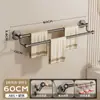 2026 Estante para Toallas con Ventosa Baño Barra para Toallas sin Taladro Estante Organizador de Almacenamiento Montado en Pared para Toallas de Baño