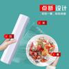 Rolo Grande de 40m de Filme Plástico Adesivo Perfurado com Tampa de Conservação, Não Precisa Rasgar com a Mão, Filme Plástico Adesivo Doméstico de PE, Filme para Frutas