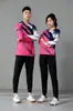 Venta al por mayor de fábrica Trajes Deportivos de Voleibol Manga Larga Tops de Equipo de Tenis de Mesa Uniformes de Bádminton para Hombres y Mujeres Nuevo Estilo Unidad Tenis