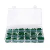 Caja de Reparación de Anillos de Sellado de 270 Piezas Caja de Reparación de Anillos Tóricos para Aire Acondicionado de Coche Caja de Anillos de Goma Verdes de 530 Piezas