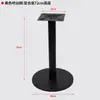 Soporte de pata para mesa de comedor de acero inoxidable, Marco de soporte de base de mesa de columna única de mármol, Pata de mesa redonda de pizarra, Marco de esquina de mesa de isla