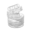 Mel Outono Pêra Creme Engarrafado Silicone Tampa da Válvula Bico Pontiagudo Tampa de Aperto 28 Dentes Tampa Flip Transparente Tampa Plástica Anti-roubo