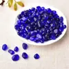 Grava de Vidrio de Colores, Arena de Vidrio, Cuentas de Vidrio Rojas, Amarillas, Azules, Verdes, Grava de Cristal, Decoración para Acuario, Agregado para Piso