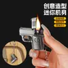 Encendedor de Cigarros S-T025 con Boquilla Giratoria, Tanque Visible Inflable, Regalo de Alta Gama, Encendedor Personalizado Creativo y Accesorio para Fumar