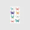 Artículo de Venta Caliente Transfronterizo con un Toque de Lujo, Estética Simple y Única Estilo Ins, Frescos y Hermosos Pegatinas Faciales y de Tatuaje de Mariposas con Purpurina