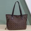Cross-border Nova Axila Shoulder Bag Grande Capacidade Commuter Handbag Vintage Tote Bag Impresso Mochila da Moda Atacado