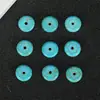 Contas soltas turquesa contas redondas porcelana de alta qualidade feitas à mão acessórios para joias diy pulseira colar fio de contas contas combinando atacado