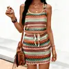 Vestido de Tricô para Comércio Exterior, Design de Primavera, Vestido Elegante Feminino, Novo Estilo 2026, Estilo Pastoral, Estilo de Férias para Mulheres