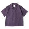 Ropa Vintage Verano 2025 Estilo Japonés Trendy Outdoor Funcional Textura Fresca Camisa de Manga Corta a Cuadros Chaqueta para Hombre