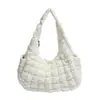 Bolso Tote Plegado Estilo Coreano Bolsa Nube para Mujer 2025 Invierno Nuevo de Moda Ligero Versátil Gran Capacidad Bolso de Hombro Bajo el Brazo