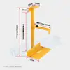 Soporte Colgante para Host de Computadora Soporte de Almacenamiento Colgante Fijo Debajo de la Mesa Soporte de Bandeja para Caja de Host de Escritorio de Oficina