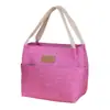Bolso Nuevo para Mujer Tela Oxford Impermeable Tirar Bolsa para Lonchera Bolsa Bento Bolsa Cuadrada Pequeña Bolsa de Mamá