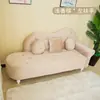 Sofá de tela para apartamentos pequeños, sala de estar moderna simple, vivienda de alquiler, tienda de ropa, chaise longue, sofá pequeño de dos plazas para dormitorio