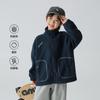 Ropa Infantil Haima 2026 Otoño/Invierno Nueva Chaqueta de Invierno de Forro Polar para Niños Estilo Coreano Holgada Ropa Cálida para Niños