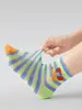 Calcetines Infantiles al por Mayor 1979 Primavera/Verano 2026 Ultra-delgados Malla Paw Patrol Red de Pesca Cuadros Calcetines para Niños