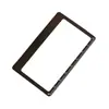 Fabricante vende marcapáginas de lupa de PVC, lupa ultradelgada para tarjetas de visita con escala 85x55mm