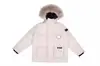 Big Goose 08 Expedição Média e Grande Roupa Infantil Roupa Pai-Filho Jaqueta de Penas Parka Espessa de Inverno Casaco com Capuz Frio e à Prova de Vento