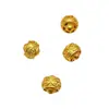 Prata S925 banhada a ouro padrão de nuvem antiga contas espaçadoras de lanterna acessórios para pulseira DIY contas soltas acessórios de joia acessórios de conta para cintura