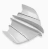 Accesorios para Motocicleta, Deflector de Viento para Vehículo Eléctrico, Spoiler de Viento Lateral, Pala de Viento Lateral, Ala Deflectora Duradera de Fibra de Carbono