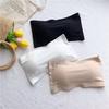 Roupa íntima tomara que caia de seda gelada feminina, tubo antiderrapante, sem aro, costas bonitas, push-up, sem marca, peça única, alça fina
