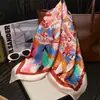 Pañuelo de Seda de Puntos, Estilo Coreano de Alta Gama Versátil Falso Seda 70cm Pañuelo Pequeño, Fajín Decorativo, Lazo para el Cabello, Pañuelo para la Cabeza, Pañuelo para el Cuello