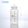 Frasco de reactivo de boca ancha de PP resistente a altas temperaturas 1000 ml Frasco de muestreo de laboratorio Frasco dispensador de químicos Frasco para líquidos Tapa de rosca de PP