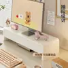 Soporte elevador de computadora de madera maciza, elevador de monitor de escritorio, organizador de estación de trabajo, base de soporte, dispositivo de soporte de pantalla