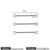 Cadena de Extensión para Collar de Acero Inoxidable, Cadena de Extensión para Pulsera, Cadena de Ajuste Universal para DIY de Collares, Pulseras, Tobilleras
