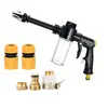 Suministros del Fabricante Pistola de Espuma Negra Mango Grueso T2, Pistola Pulverizadora para Riego de Flores, Pistola de Agua para Lavado de Autos de Alta Presión, Boquilla Pulverizadora para el Hogar, Pulverizador de Jardinería