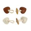Cuerda de Algodón para Niños Botones de Cuero Ropa Botones de Cuerno Botones Ropa Exterior para Bebé Ropa Exterior Suéter Ropa para Niños Botones Ropa Exterior Botones