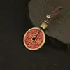 Design Original Latão Oficial Celestial Bênção Sem Tabu Fantasma da Montanha Dinheiro Chaveiro Corda Artesanal Pingente Chave Pingente de Chave
