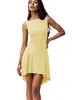 Vestido sencillo, natural, sin mangas, ajustado, con escote barco, hecho a medida, para mujer, primavera/verano 2026