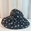 Sombrero de Sol con Parte Superior Abierta para Mujer, Sombrero de Sol de Primavera y Verano, Plegable, Ala Ancha, Protección UV, Sombrero de Sol para Playa, Sombrero de Pescador
